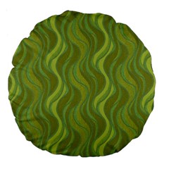 Pattern Large 18  Premium Flano Round Cushions