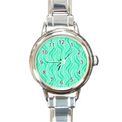 Pattern Round Italian Charm Watch