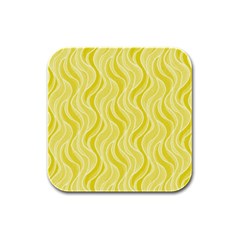 Pattern Rubber Square Coaster (4 Pack)  by Valentinaart