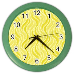 Pattern Color Wall Clocks by Valentinaart