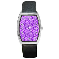 Pattern Barrel Style Metal Watch