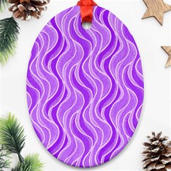 Pattern Oval Ornament (Two Sides)