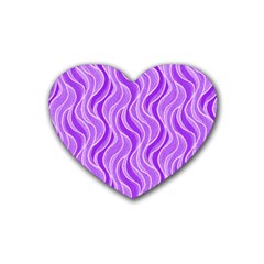 Pattern Rubber Coaster (Heart) 