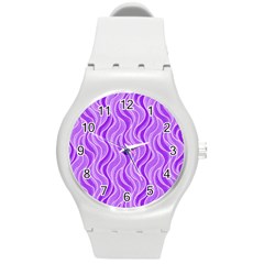 Pattern Round Plastic Sport Watch (M)