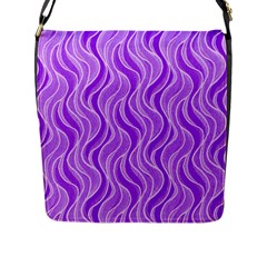 Pattern Flap Messenger Bag (L) 