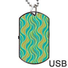 Pattern Dog Tag Usb Flash (two Sides) by Valentinaart