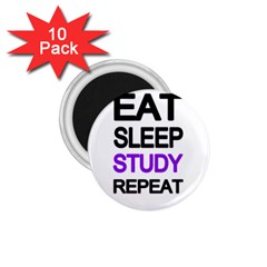 Eat sleep study repeat 1.75  Magnets (10 pack) 