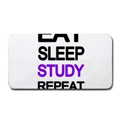 Eat sleep study repeat Medium Bar Mats