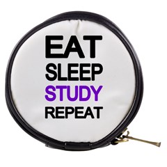 Eat sleep study repeat Mini Makeup Bags