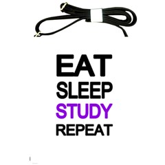 Eat sleep study repeat Shoulder Sling Bags