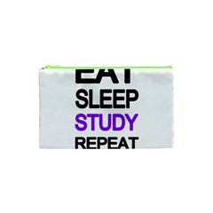 Eat sleep study repeat Cosmetic Bag (XS)