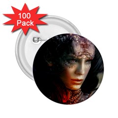 Digital Fantasy Girl Art 2.25  Buttons (100 pack) 