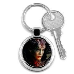 Digital Fantasy Girl Art Key Chains (Round) 