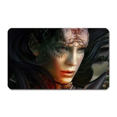 Digital Fantasy Girl Art Magnet (Rectangular)