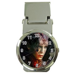 Digital Fantasy Girl Art Money Clip Watches