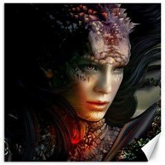 Digital Fantasy Girl Art Canvas 12  x 12  