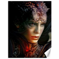 Digital Fantasy Girl Art Canvas 36  x 48  