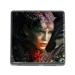 Digital Fantasy Girl Art Memory Card Reader (Square)