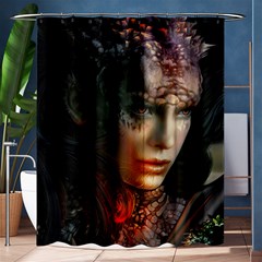 Digital Fantasy Girl Art Shower Curtain 60  x 72  (Medium) 