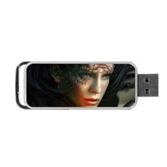 Digital Fantasy Girl Art Portable USB Flash (Two Sides)