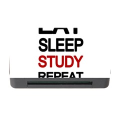 Eat Sleep Study Repeat Memory Card Reader With Cf by Valentinaart