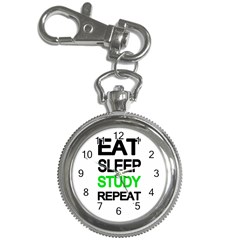 Eat Sleep Study Repeat Key Chain Watches by Valentinaart