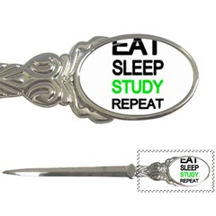 Eat Sleep Study Repeat Letter Openers by Valentinaart