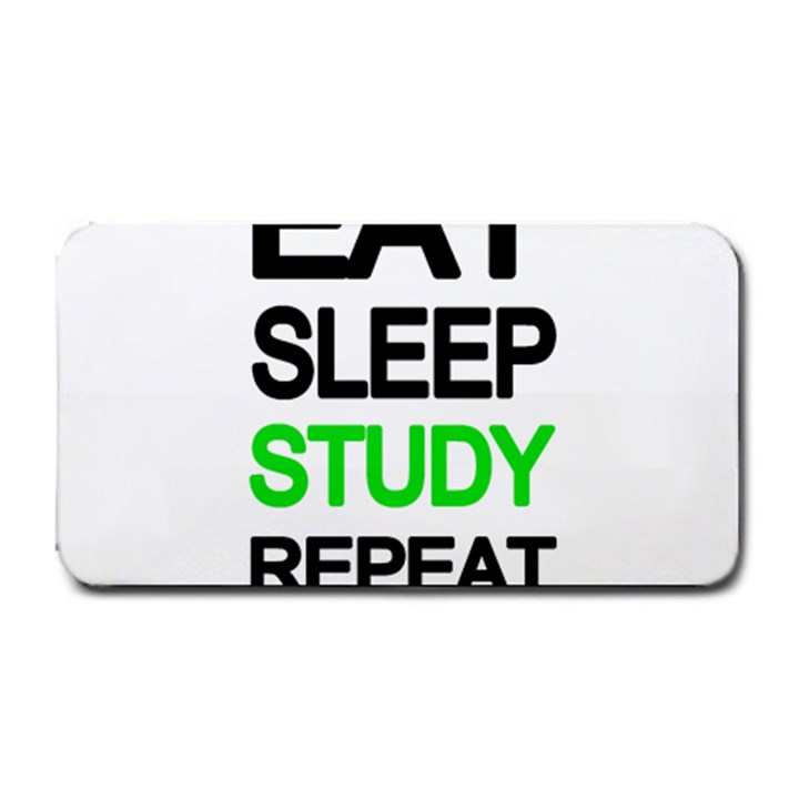 Eat sleep study repeat Medium Bar Mats