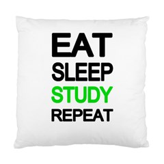 Eat Sleep Study Repeat Standard Cushion Case (two Sides)