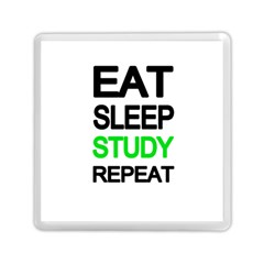 Eat Sleep Study Repeat Memory Card Reader (square)  by Valentinaart