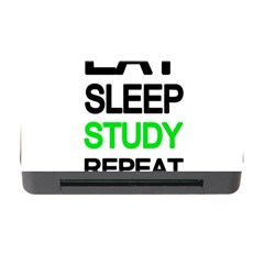 Eat Sleep Study Repeat Memory Card Reader With Cf by Valentinaart