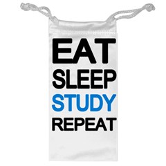 Eat Sleep Study Repeat Jewelry Bag by Valentinaart