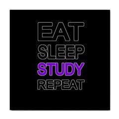 Eat Sleep Study Repeat Tile Coasters by Valentinaart