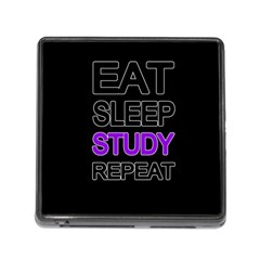 Eat Sleep Study Repeat Memory Card Reader (square) by Valentinaart