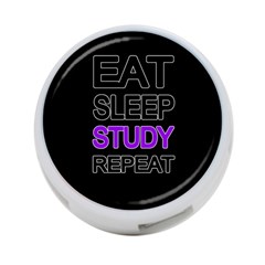 Eat Sleep Study Repeat 4-port Usb Hub (two Sides)  by Valentinaart