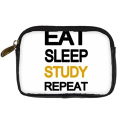 Eat Sleep Study Repeat Digital Camera Cases by Valentinaart