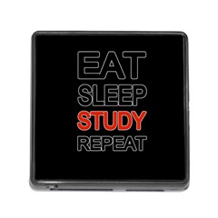 Eat Sleep Study Repeat Memory Card Reader (square) by Valentinaart