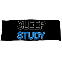 Eat Sleep Study Repeat Body Pillow Case (dakimakura) by Valentinaart