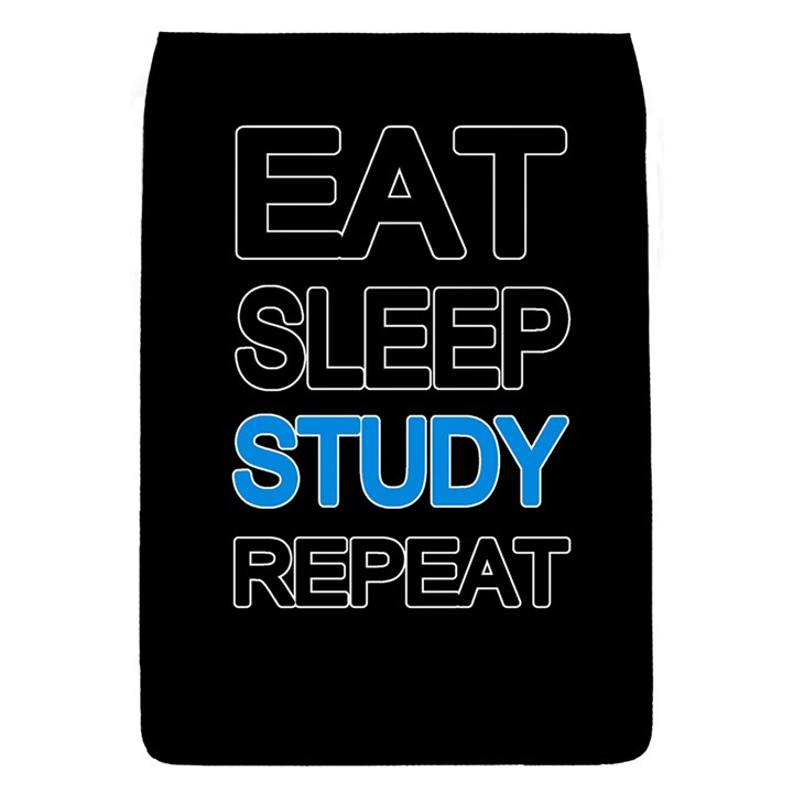 Eat sleep study repeat Flap Covers (L) 