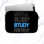 Eat sleep study repeat Apple iPad Mini Zipper Cases Front