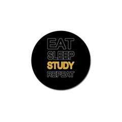 Eat Sleep Study Repeat Golf Ball Marker by Valentinaart