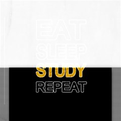 Eat Sleep Study Repeat Rectangular Jigsaw Puzzl