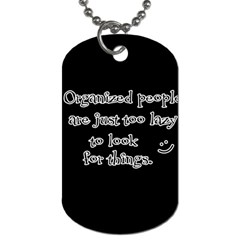 Lazy Dog Tag (two Sides) by Valentinaart