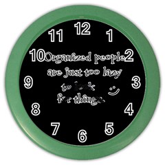 Lazy Color Wall Clocks by Valentinaart