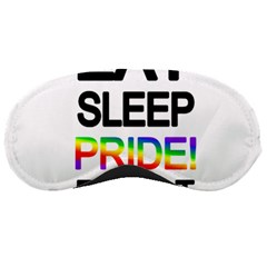 Eat Sleep Pride Repeat Sleeping Masks by Valentinaart