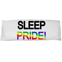 Eat Sleep Pride Repeat Body Pillow Case (dakimakura) by Valentinaart