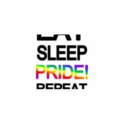 Eat Sleep Pride Repeat Satin Wrap by Valentinaart