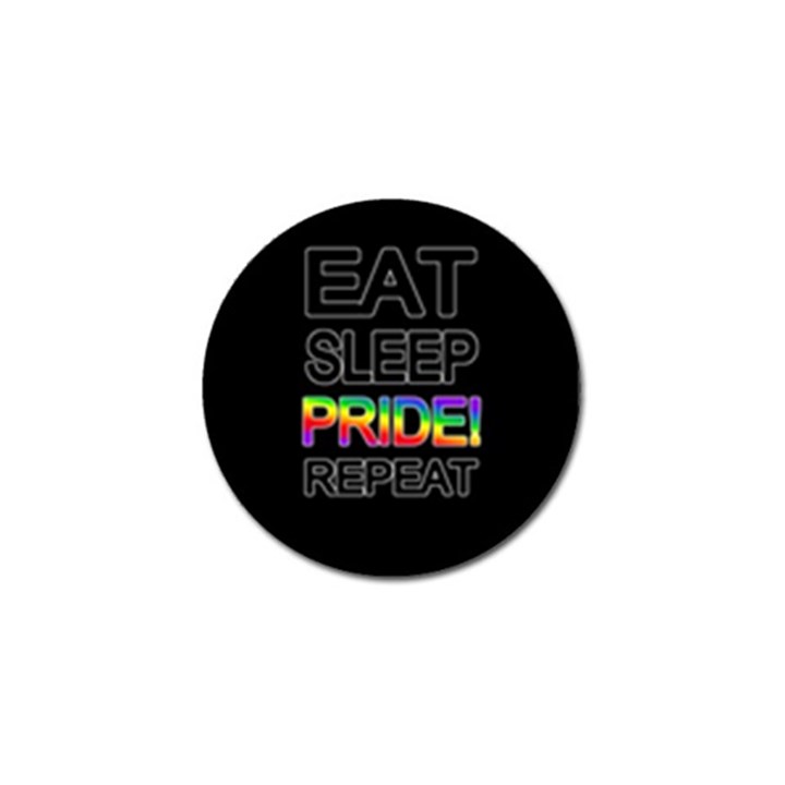 Eat sleep pride repeat Golf Ball Marker