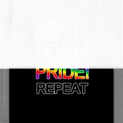 Eat Sleep Pride Repeat Rectangular Jigsaw Puzzl by Valentinaart