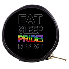 Eat Sleep Pride Repeat Mini Makeup Bags by Valentinaart